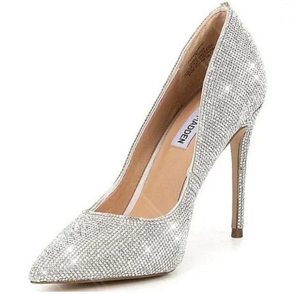 NWT Sparkling Bling Crystal Rhinestones Steve Madden Daisie Pump & Purse… - Picture 2 of 9